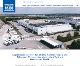 Naxos-GL.com(NGL Naxos Global Logistics GmbH) Screenshot