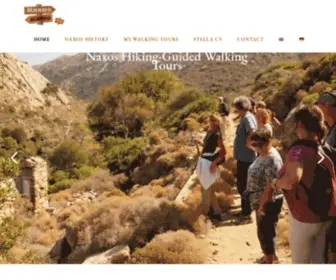 Naxoshiking.com(Naxos hiking walking trekking tours) Screenshot