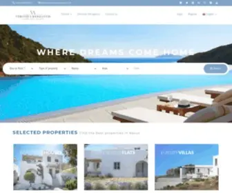 Naxosrealestate.com(Where dreams come home) Screenshot