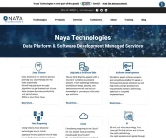 Naya-Tech.co.il(Global Leaders in Database) Screenshot