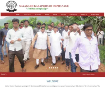 Nayagarhkalaparisad.org(Nayagarh Kalaparisad Orphanage) Screenshot