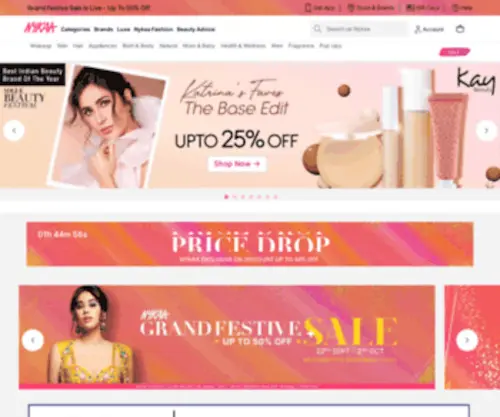 Naykaa.com(Buy Cosmetics Online) Screenshot