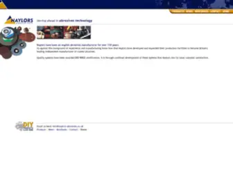 Naylors-Abrasives.co.uk(Naylors Home) Screenshot