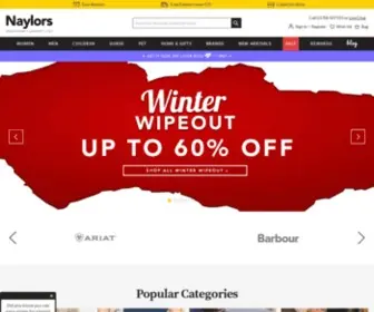 Naylors.com(Naylors Equestrian) Screenshot