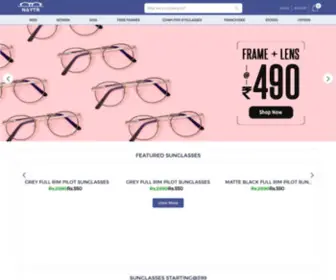 Naytr.com(Prescription Eyeglasses Sunglasses) Screenshot