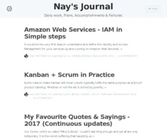 Naywinmyint.com(Путешествия) Screenshot