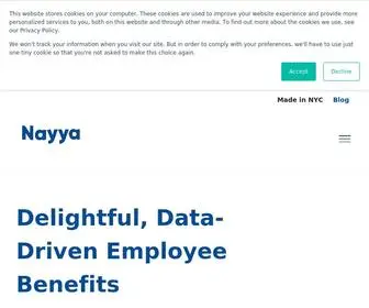 Nayya.co(Nayya is a data) Screenshot