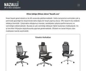 Nazalli.com(Ofis Koltukları) Screenshot