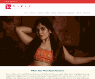 Nazar.co.in(Women Apparel Manufacturers) Screenshot