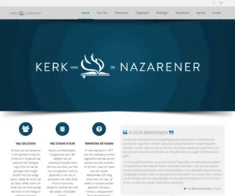 Nazarene.nl(De Kerk van de Nazarener) Screenshot