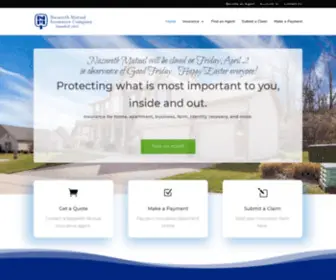 Nazarethmutual.com(Nazareth Mutual) Screenshot