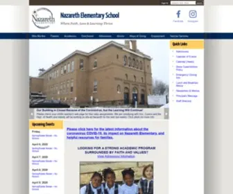 Nazarethschools.org(Nazareth Elementary School) Screenshot