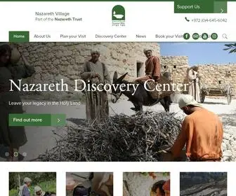 Nazarethvillage.com(Nazareth Village) Screenshot