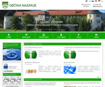 Nazarje.si(Občina Nazarje. Poslujte elektronsko z občino) Screenshot