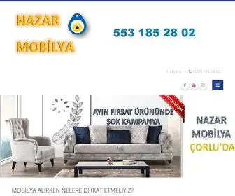 Nazarmobilyacorlu.net(Corlu mobilyacı) Screenshot