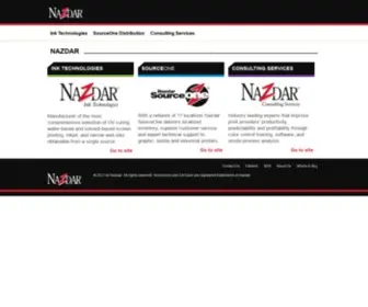 Nazdar.com(The Nazdar Family of Companies) Screenshot