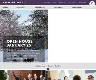 Naz.edu(Nazareth College) Screenshot