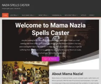 Naziaspellscaster.com(Nazia Spells Caster) Screenshot