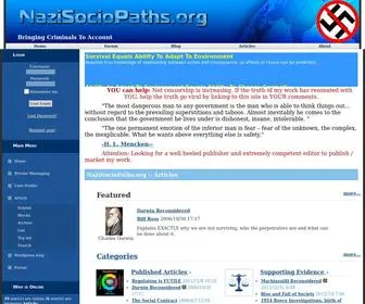 Nazisociopaths.org(Freedom) Screenshot