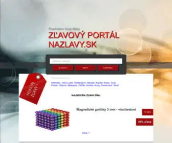 Nazlavy.sk(Zľavový portál) Screenshot