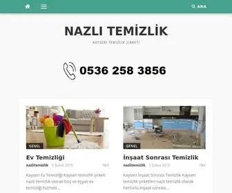 Nazlitemizlik.com(Kayseri temizlik şirketi) Screenshot