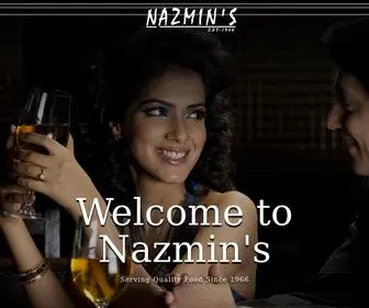 Nazmins.com(Nazmins Indian Restaurant in Earlsfield) Screenshot