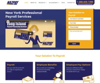 Nazpayinc.com(New York Payroll Services) Screenshot