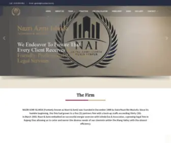 Nazrilaw.com.my(Advocates & Solicitors) Screenshot