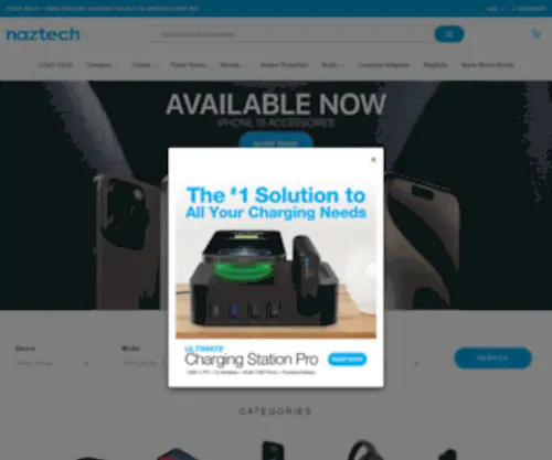 Naztech.com(Phone Accessories) Screenshot