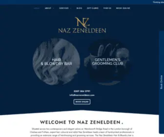 Nazzeneldeen.com(Naz Zeneldeen Hair & Blowdry Bar) Screenshot