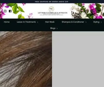 Nazzhairproducts.com(Nazz Hair Products) Screenshot