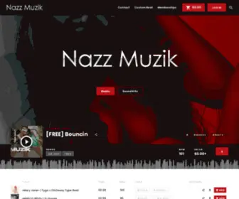 Nazzmuzik.com(Buy Beats Online) Screenshot