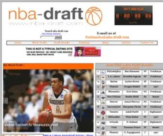 Nba-Draft.com(NBA Draft) Screenshot