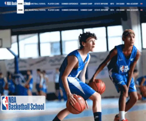 Nbabasketballschool.it(NBA Basketball School Italia) Screenshot