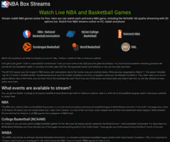 Nbabox.tv(Watch NBA Online) Screenshot