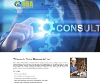 Nbadvisors.in(Nectar Business Advisors) Screenshot