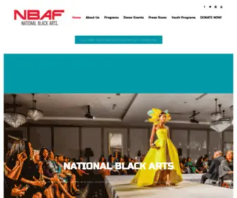 Nbaf.org(National Black Arts Festival) Screenshot