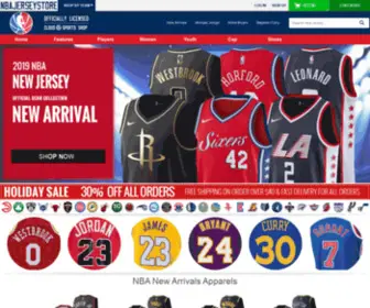 Nbajerseysales.org(NBA Jersey store online) Screenshot