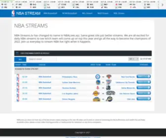 Nbalives.xyz(NBA Live Stream) Screenshot