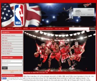 Nbamerchandise.co.uk(NBA Merchandise UK) Screenshot