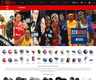 NbaproStore.net(NBA Jerseys Shop) Screenshot