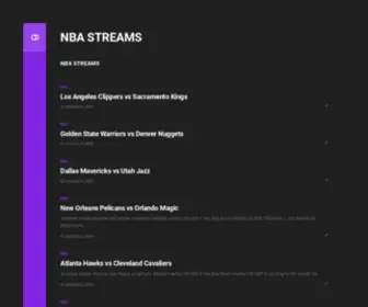 Nbastreams.cloud(NBA STREAMS) Screenshot