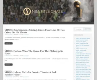 Nbatitlechase.com(NBA Title Chase) Screenshot