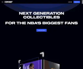 Nbatopshot.com(NBA Top Shot) Screenshot