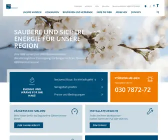 NBB-Netzgesellschaft.de(Homepage der NBB) Screenshot