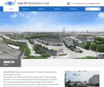 NBBStmetal.com(Ningbo BST Metal Products Co) Screenshot