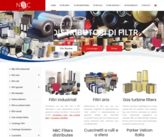 NBC-Filters.com(BC Filters distributes industrial Filters and marine filters all over the world) Screenshot