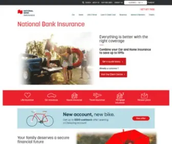 NBC-Insurance.ca(National Bank Insurance) Screenshot