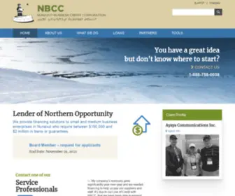 NBCC.nu.ca(Nunavut Business Credit Corporation) Screenshot