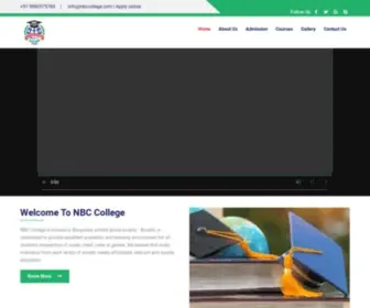 NBccollege.com(NBC College) Screenshot